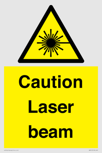 Caution Laser beam